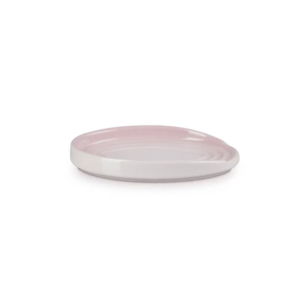 Le Creuset Shell Pink Stoneware Oval Spoon Rest